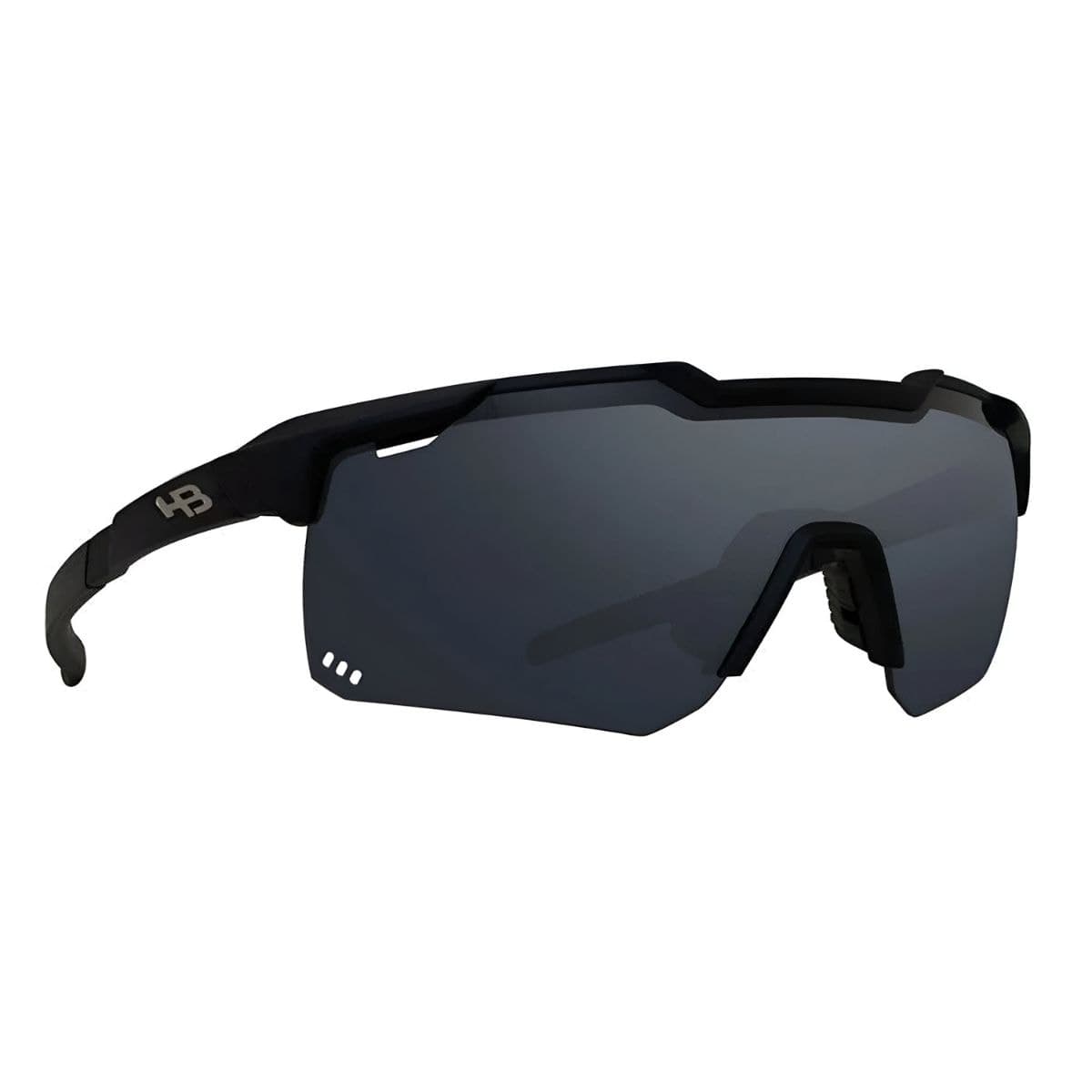 Óculos Ciclismo HB Shield Evo M Preto Cinza Proteção UV