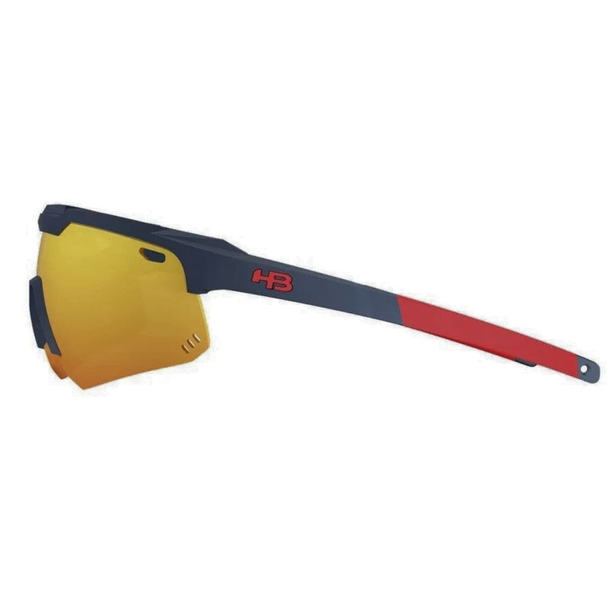 Óculos Ciclismo HB Shield Evo M Preto Vermelho Proteção UV