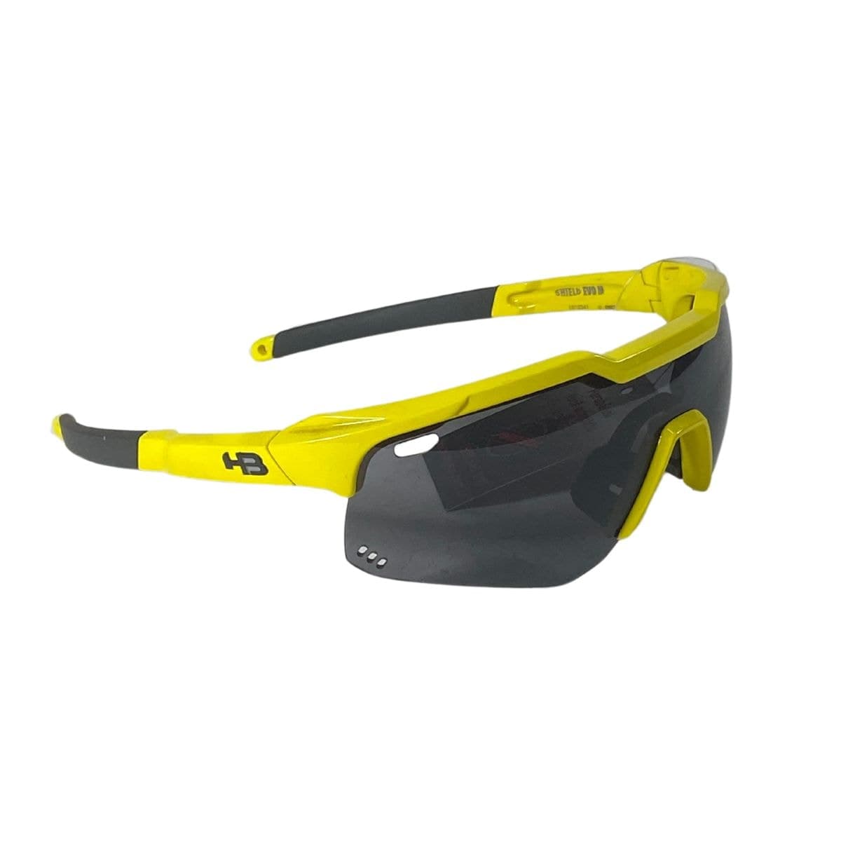 Óculos Ciclismo HB Shield Evo M Amarelo Neon Cinza Proteção UV