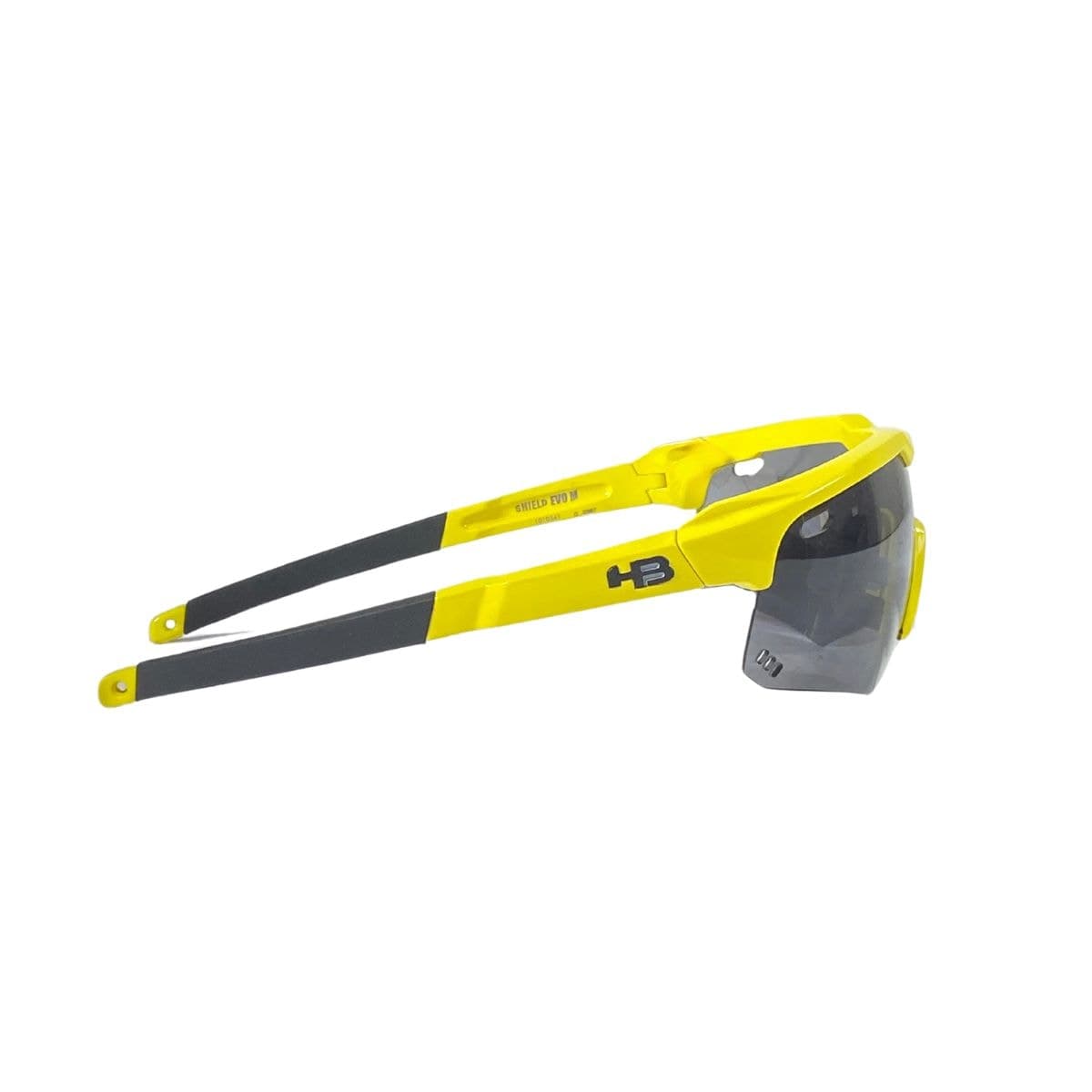 Óculos Ciclismo HB Shield Evo M Amarelo Neon Cinza Proteção UV