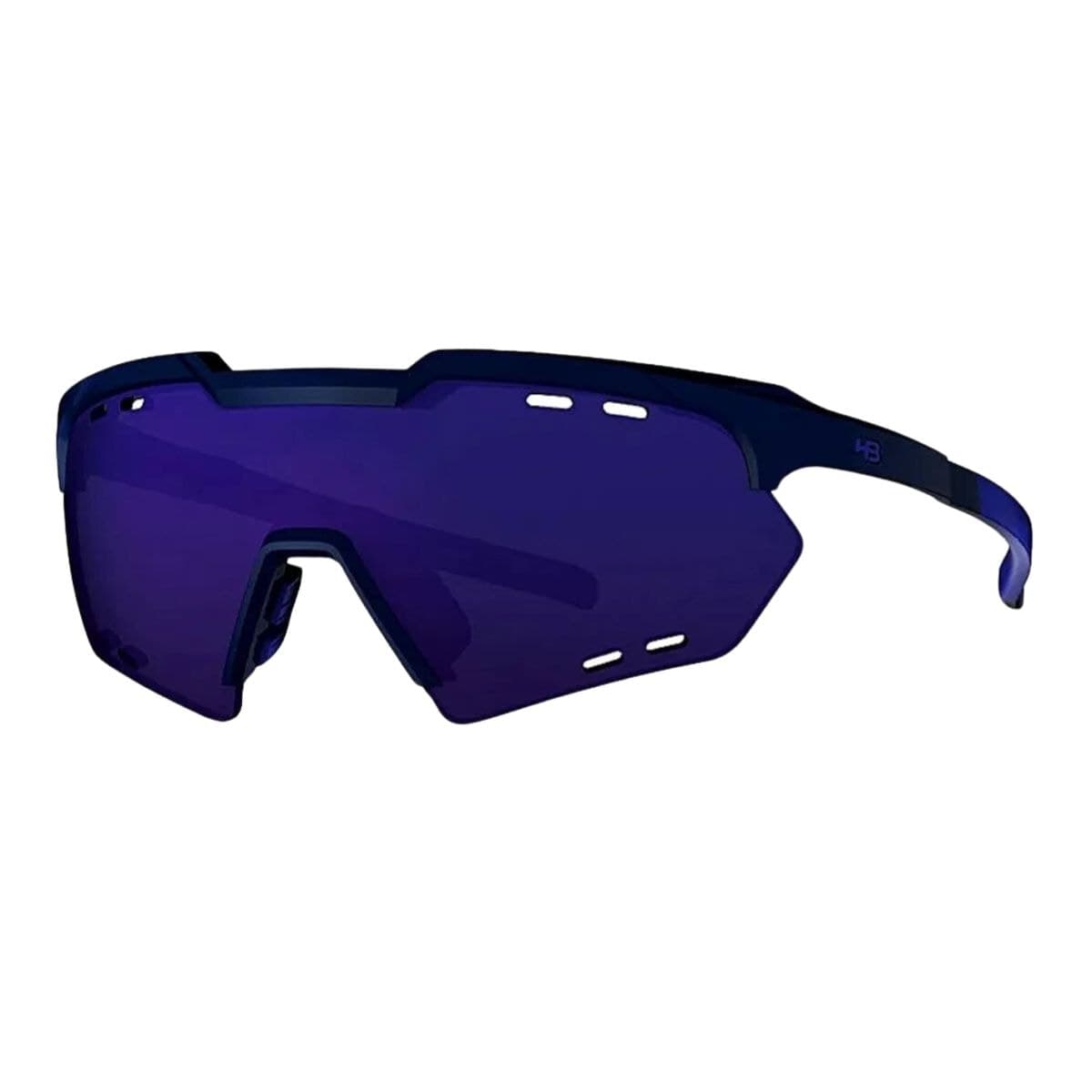 Óculos Ciclismo HB Shield Compact M Preto Azul Proteção UV
