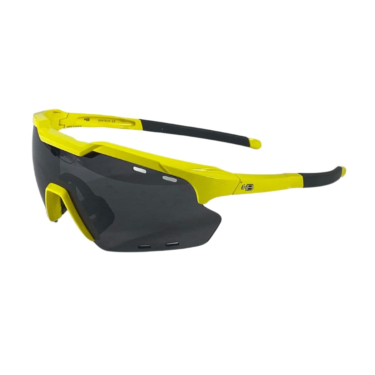Óculos Ciclismo HB Shield Compact Amarelo Neon Cinza Proteção UV