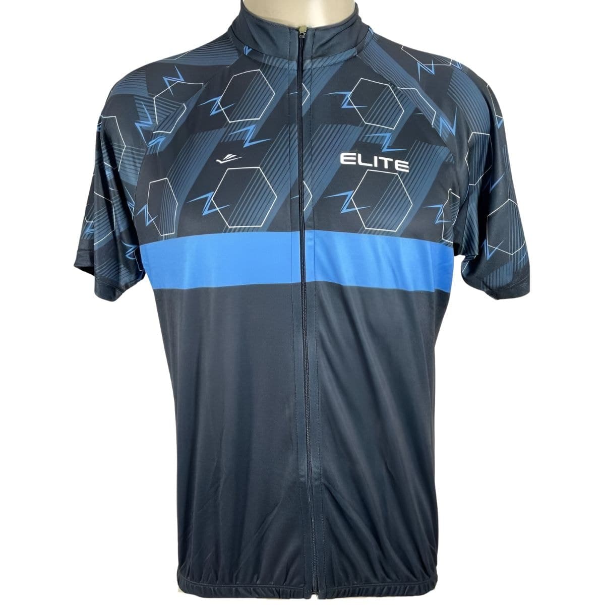 Camiseta Masculina Elite Celeste Preto