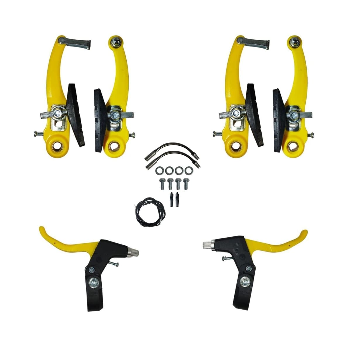 Freio V Brake Importado Nylon Amarelo