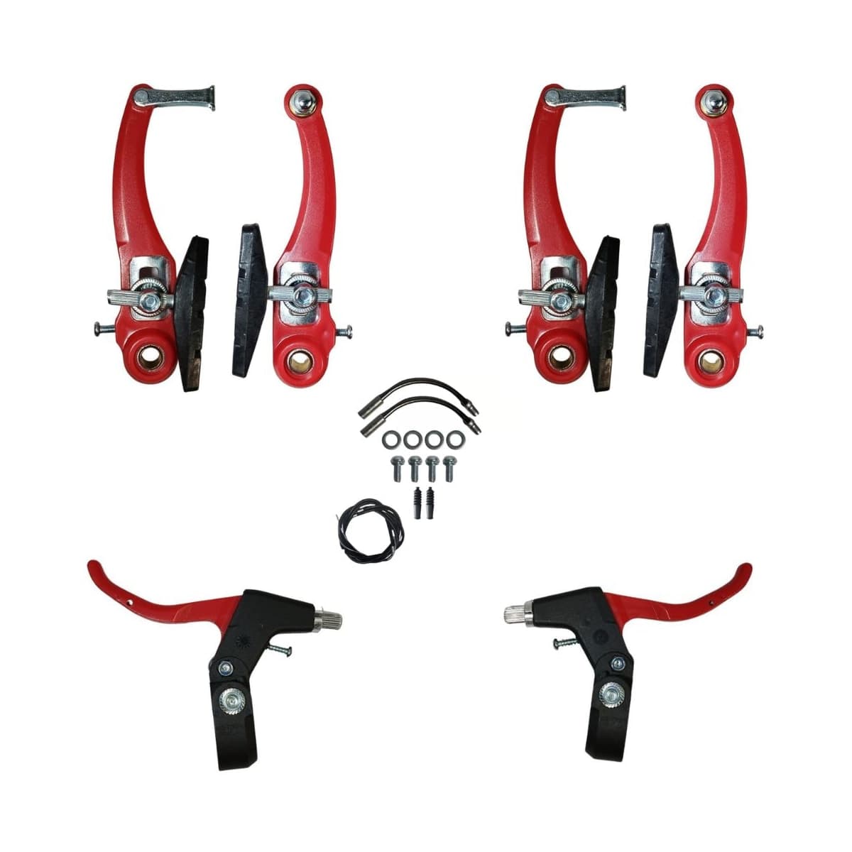 Freio V Brake Importado Nylon Vermelho