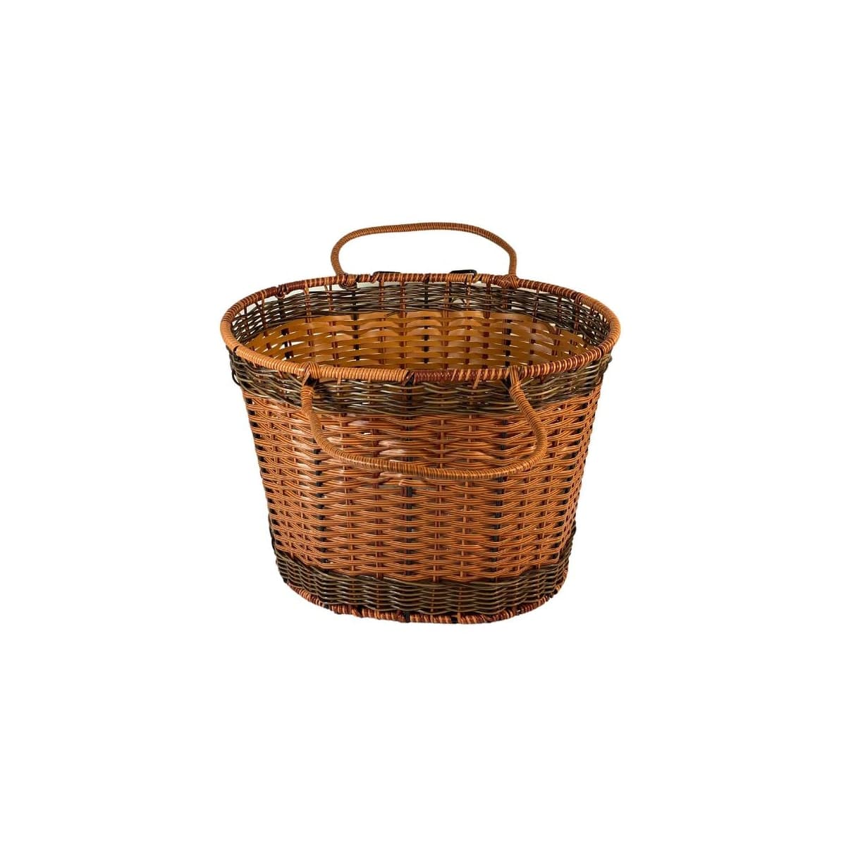 Cesta de Bicicleta Aro 26 Importado Vime Marrom