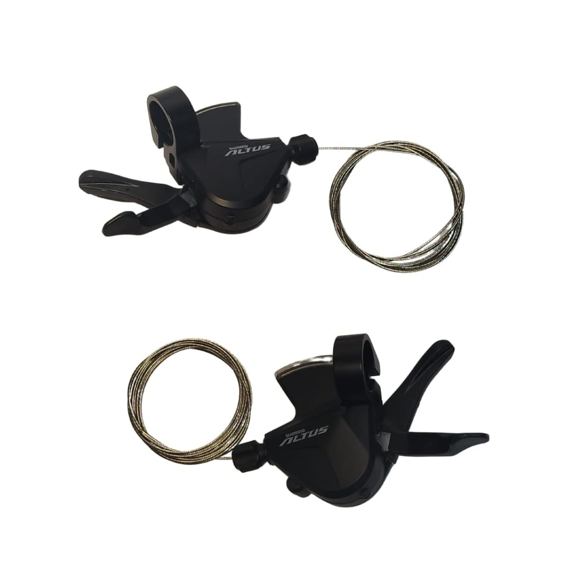 Alavanca Cambio Rapid Fire Shimano Altus M2010 27M Nylon Sem Maçaneta