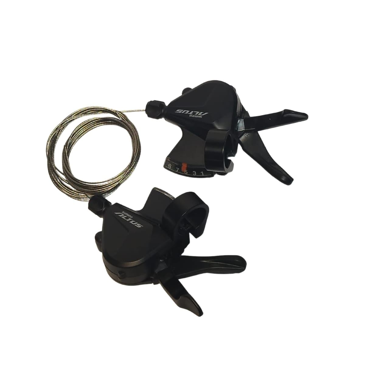 Alavanca Cambio Rapid Fire Shimano Altus M2010 27M Nylon Sem Maçaneta