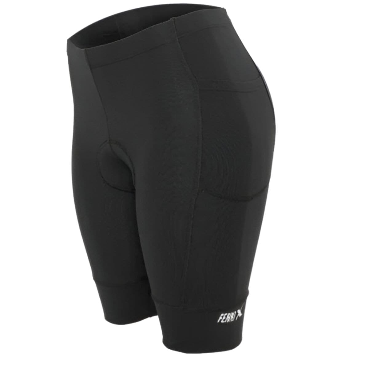 Bermuda Ciclismo Feminina Fennix Attack Espuma Preto Com Bolso