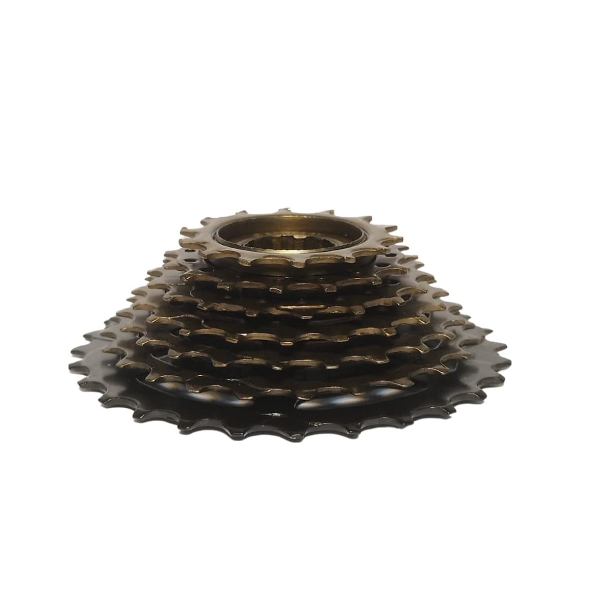 Roda Livre Catraca 7V Saiguan Index Dourado com Preto 14/28D