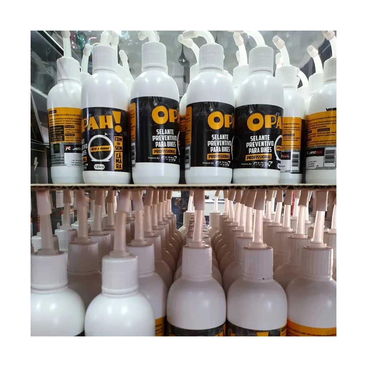 Selante Preventivo para Vedação de Furos OPAH! 120ml P/Pneu Tubeless