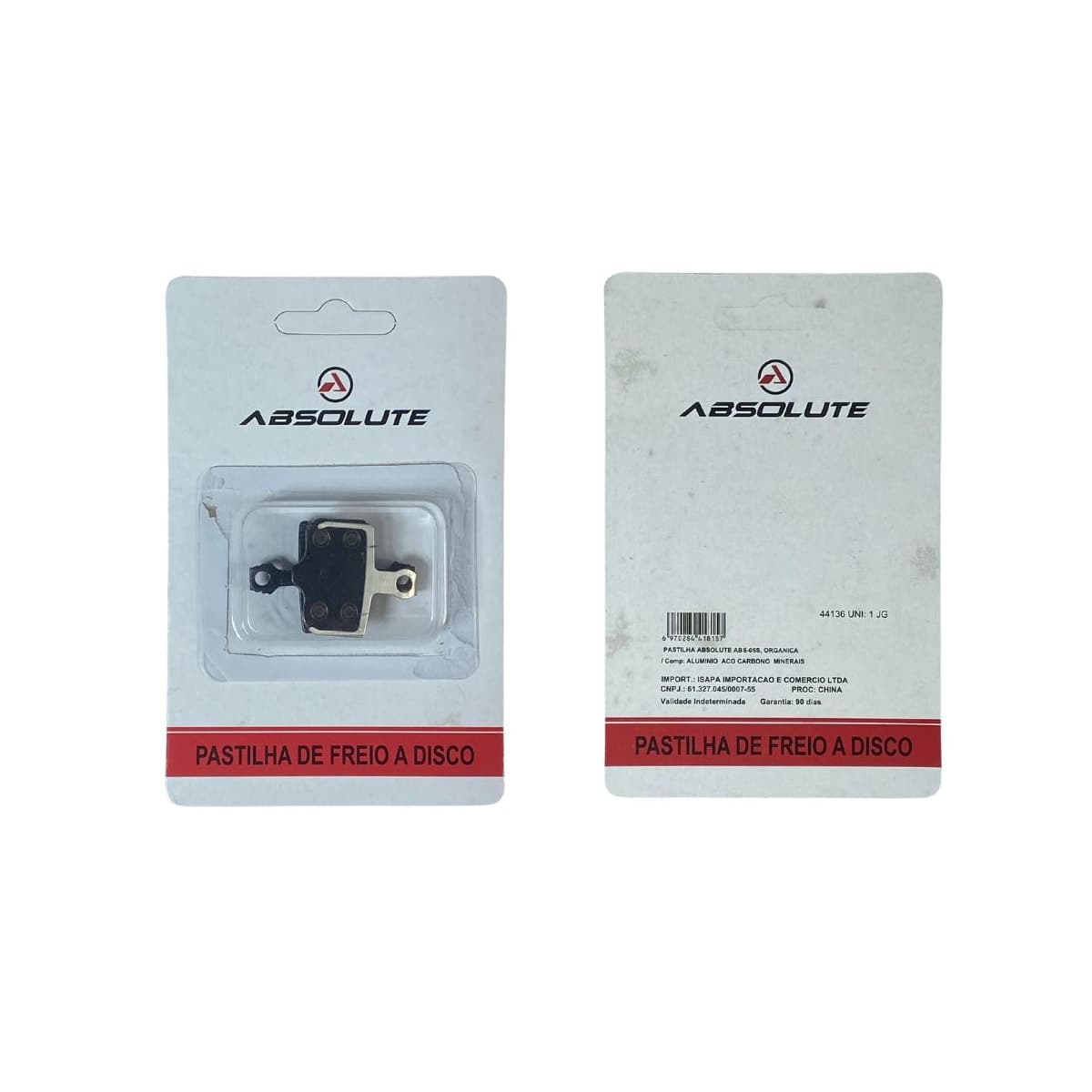 Pastilha Freio de Bicicleta Absolute ABS-05S Orgânico
