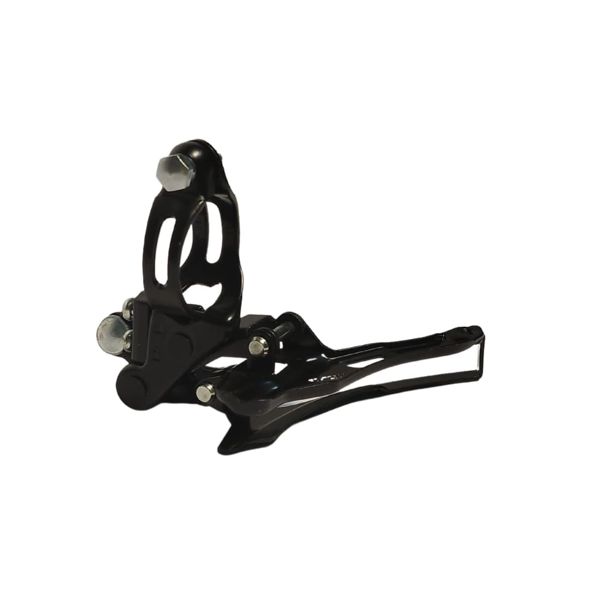 Cambio Dianteiro Shimano Tourney TZ-500 31,8mm Puxa Por Baixo Preto Para Pedivela Reduzido
