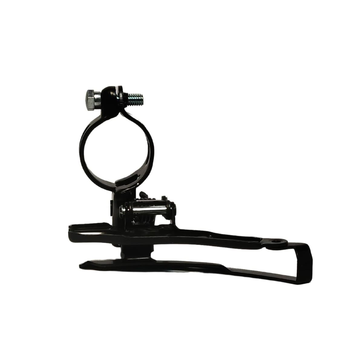 Cambio Dianteiro Shimano Tourney TZ-500 31,8mm Puxa Por Baixo Preto Para Pedivela Reduzido