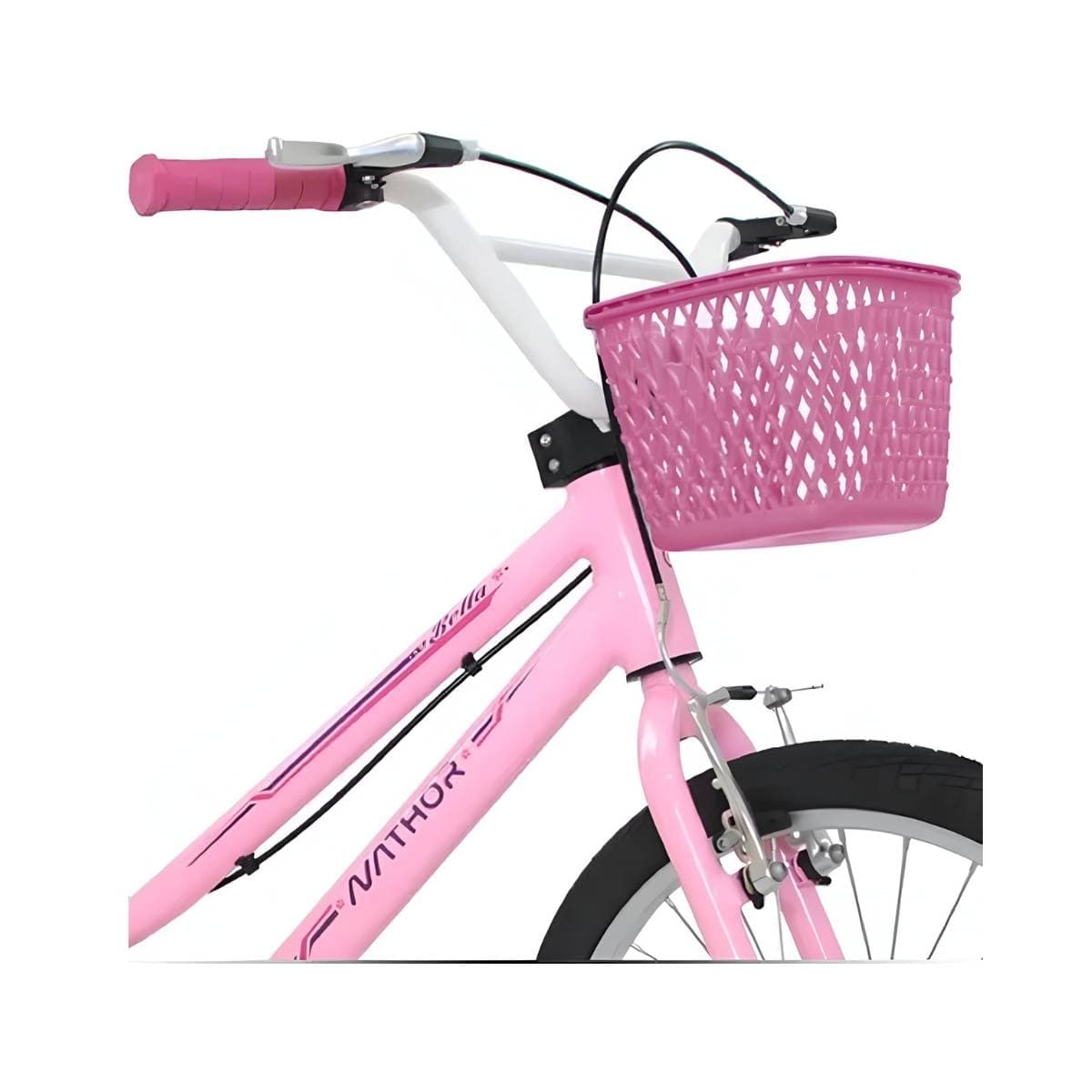 Bicicleta Aro 20 Nathor Bella Rosa e Pink