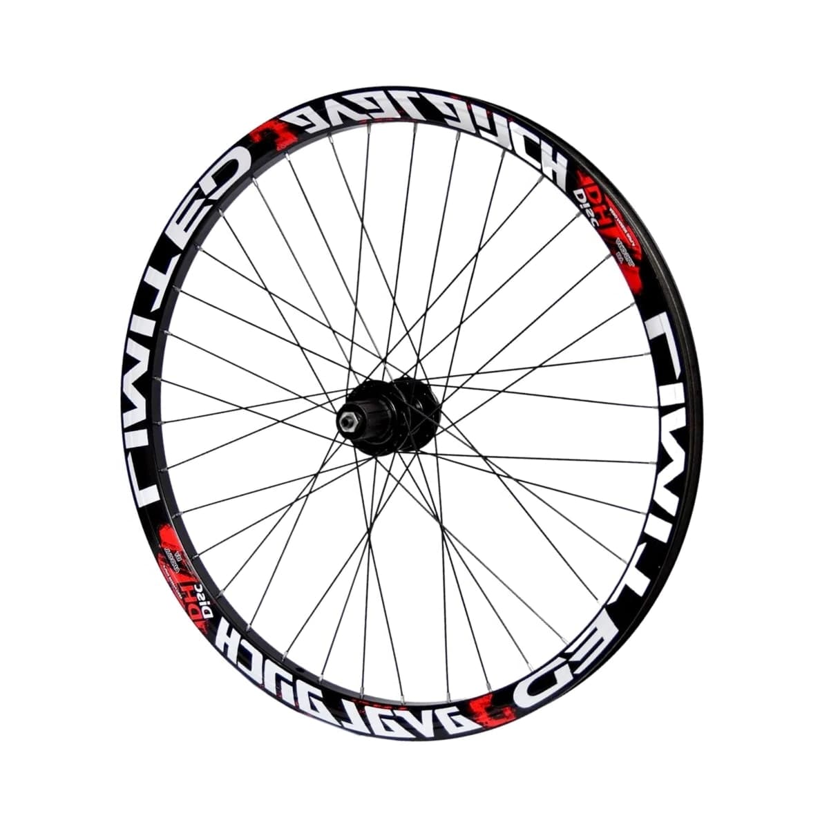 Par de Roda 26 Avalanch Cubo K7 Freio Disco 36 Furos Preto