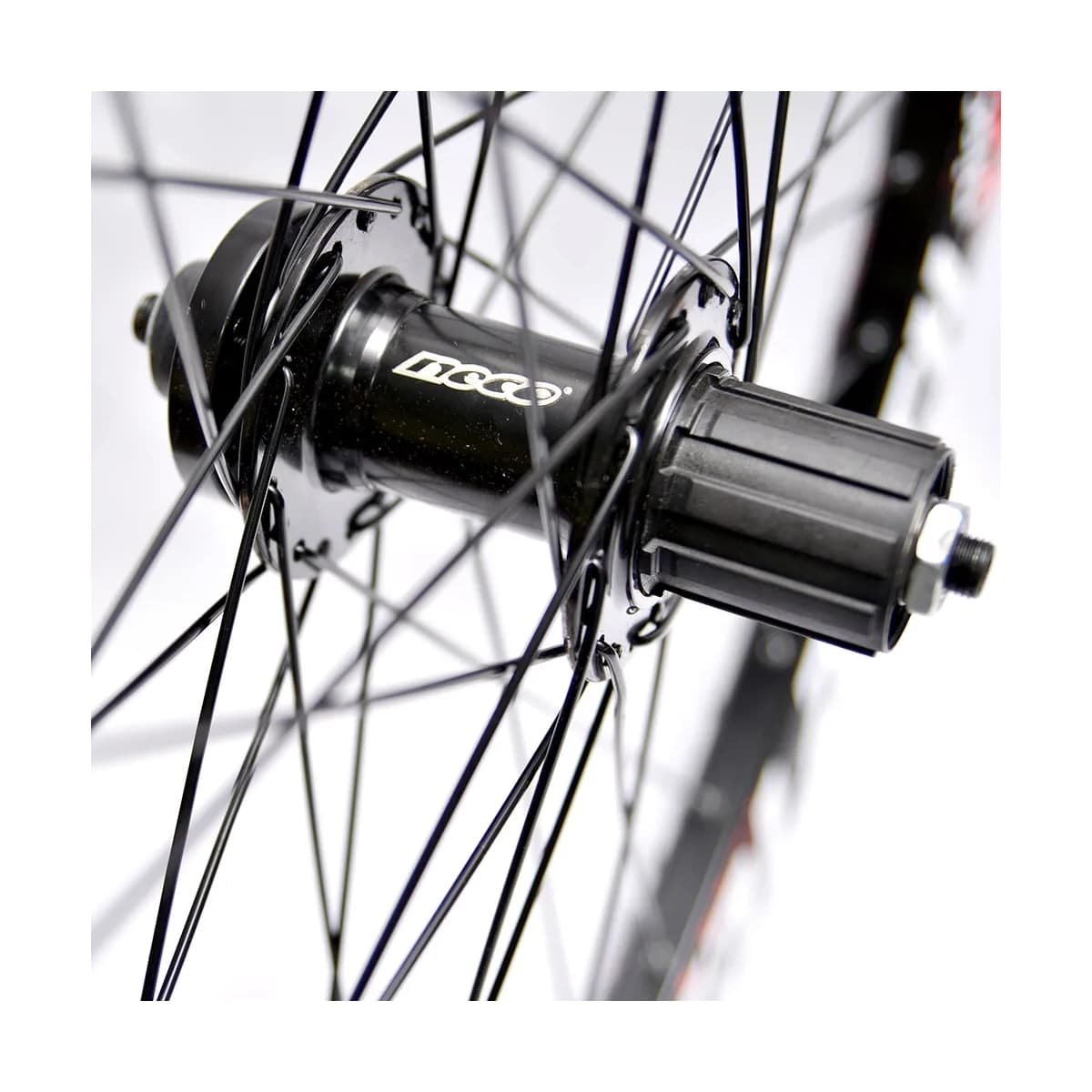 Par de Roda 26 Avalanch Cubo K7 Freio Disco 36 Furos Preto
