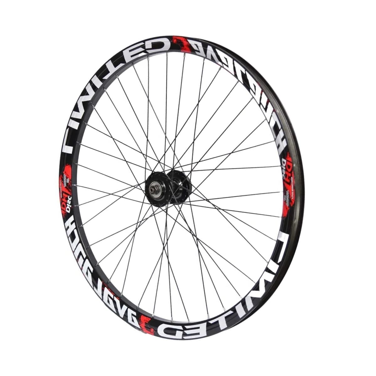 Roda 26 Mtb Aros Avalanch Preto Cubo Rosca Raio Fino 36 Furos