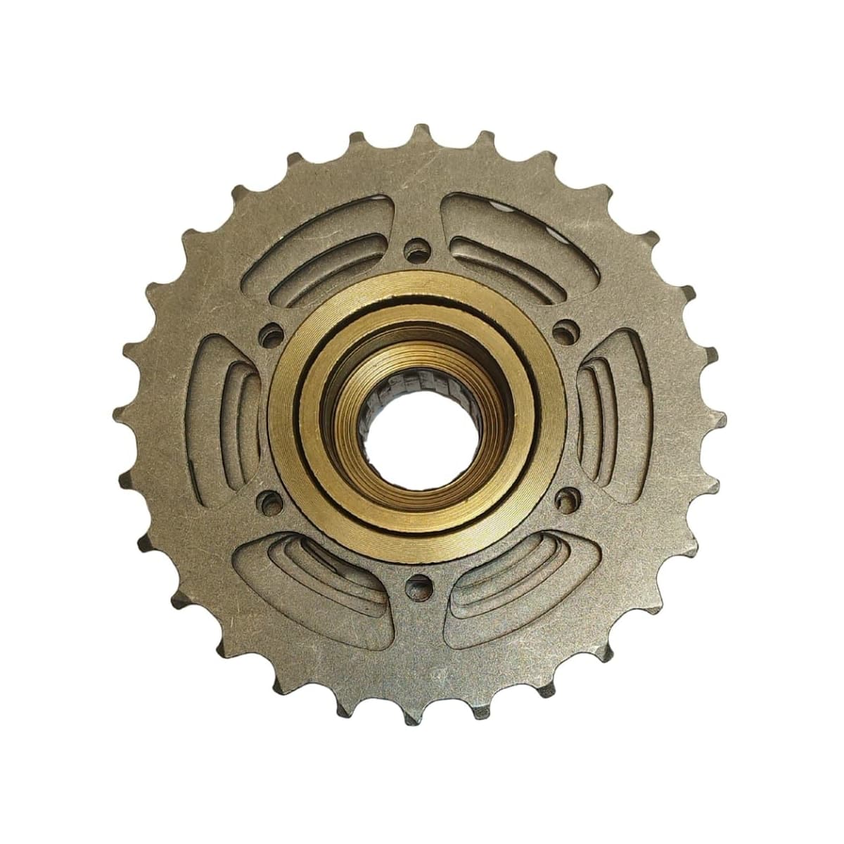 Roda Livre Catraca 8V Xingu Index Prata 13/28D