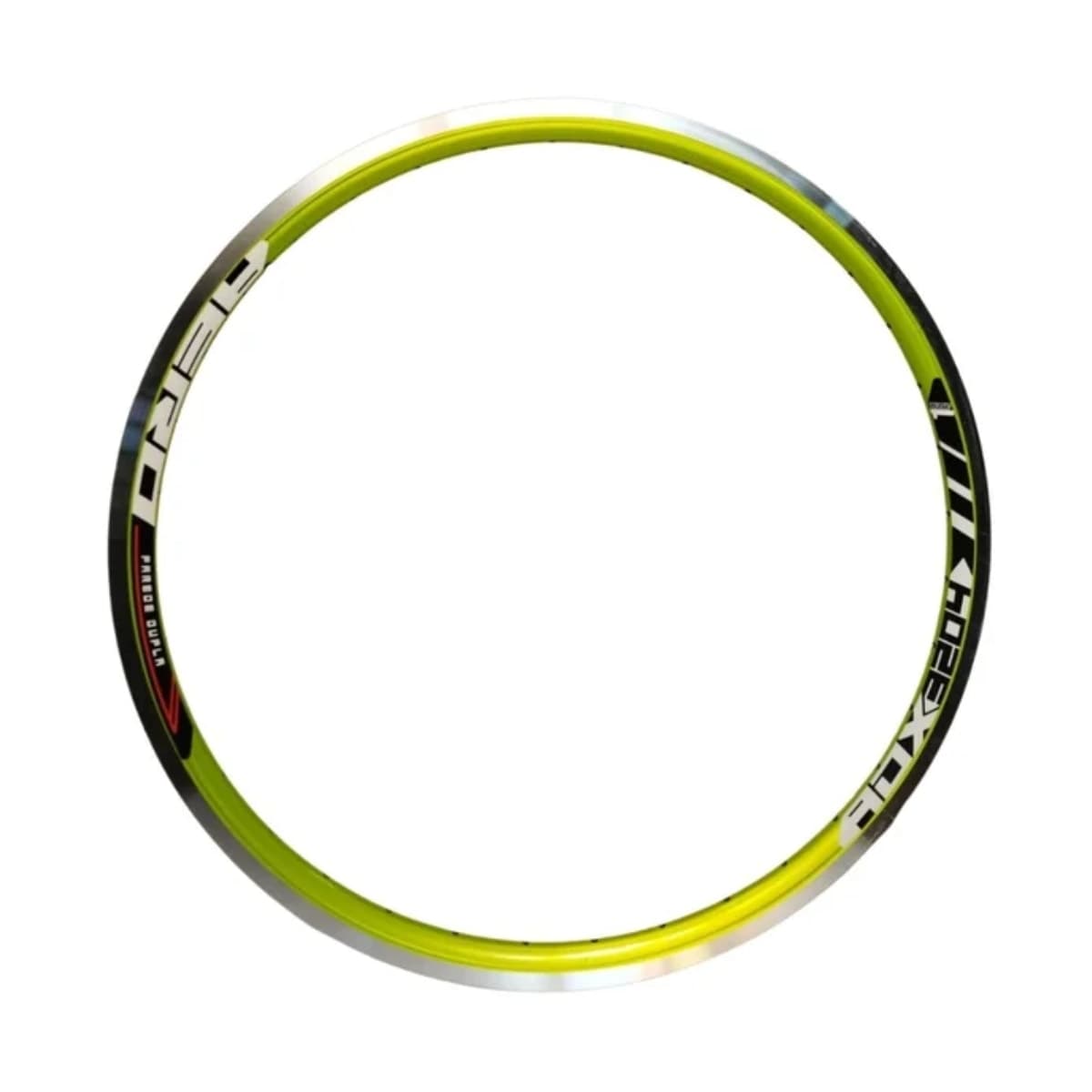 Aro 26 MTB Alumínio Aero Arosul Amarelo Flourescente 36 F