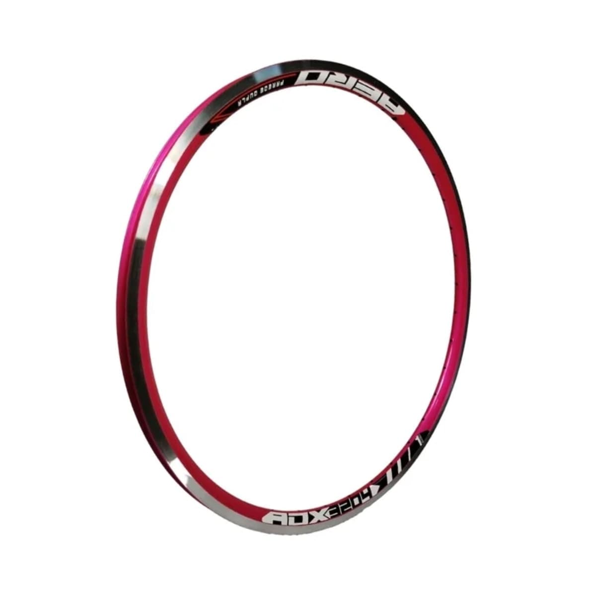 Aro 26 MTB Alumínio Aero Arosul Rosa Fluorescente 36 F