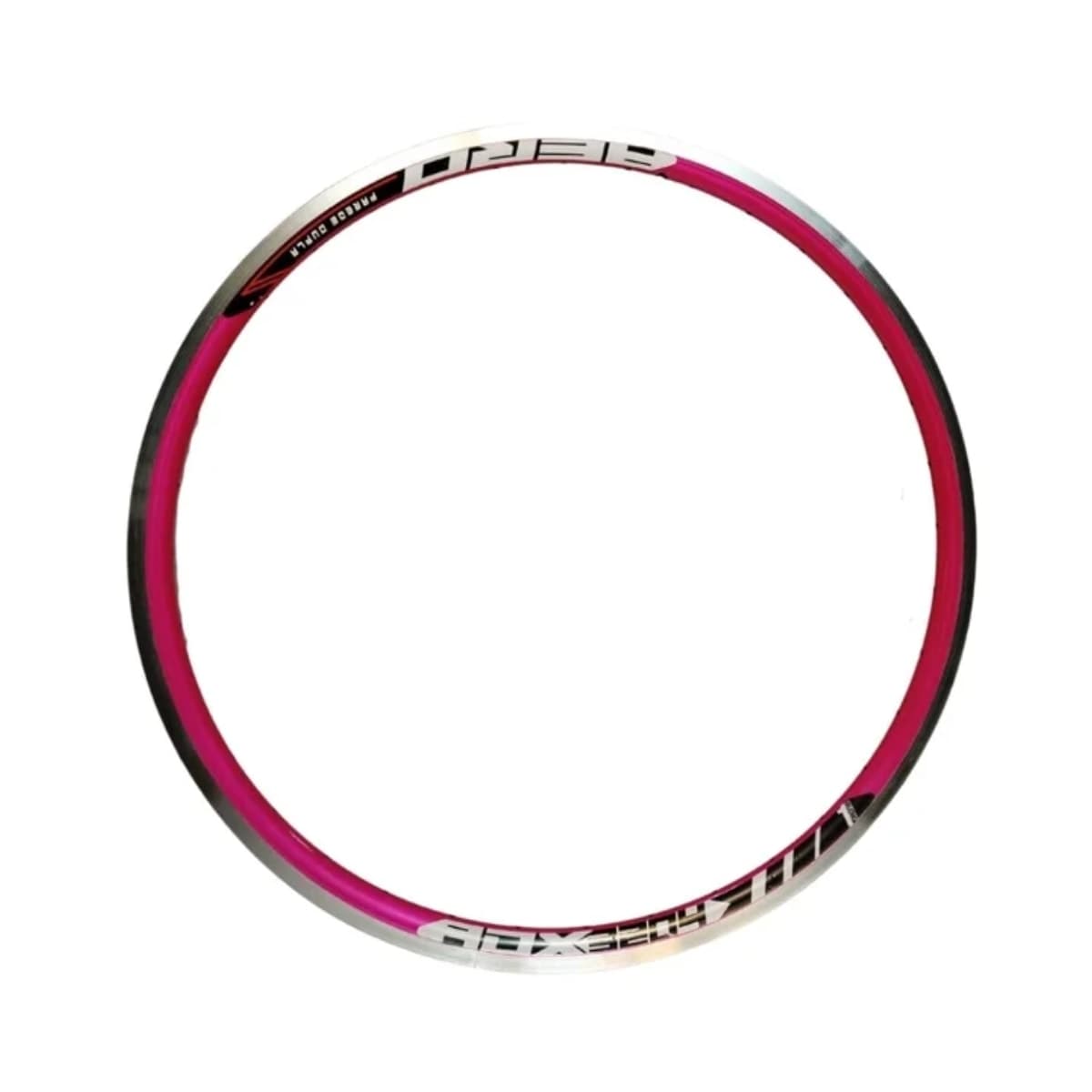 Aro 26 MTB Alumínio Aero Arosul Rosa Fluorescente 36 F