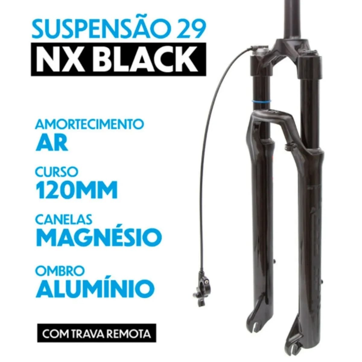 Suspensão Bike 29 GTA NX Over Ar Trava Guidão