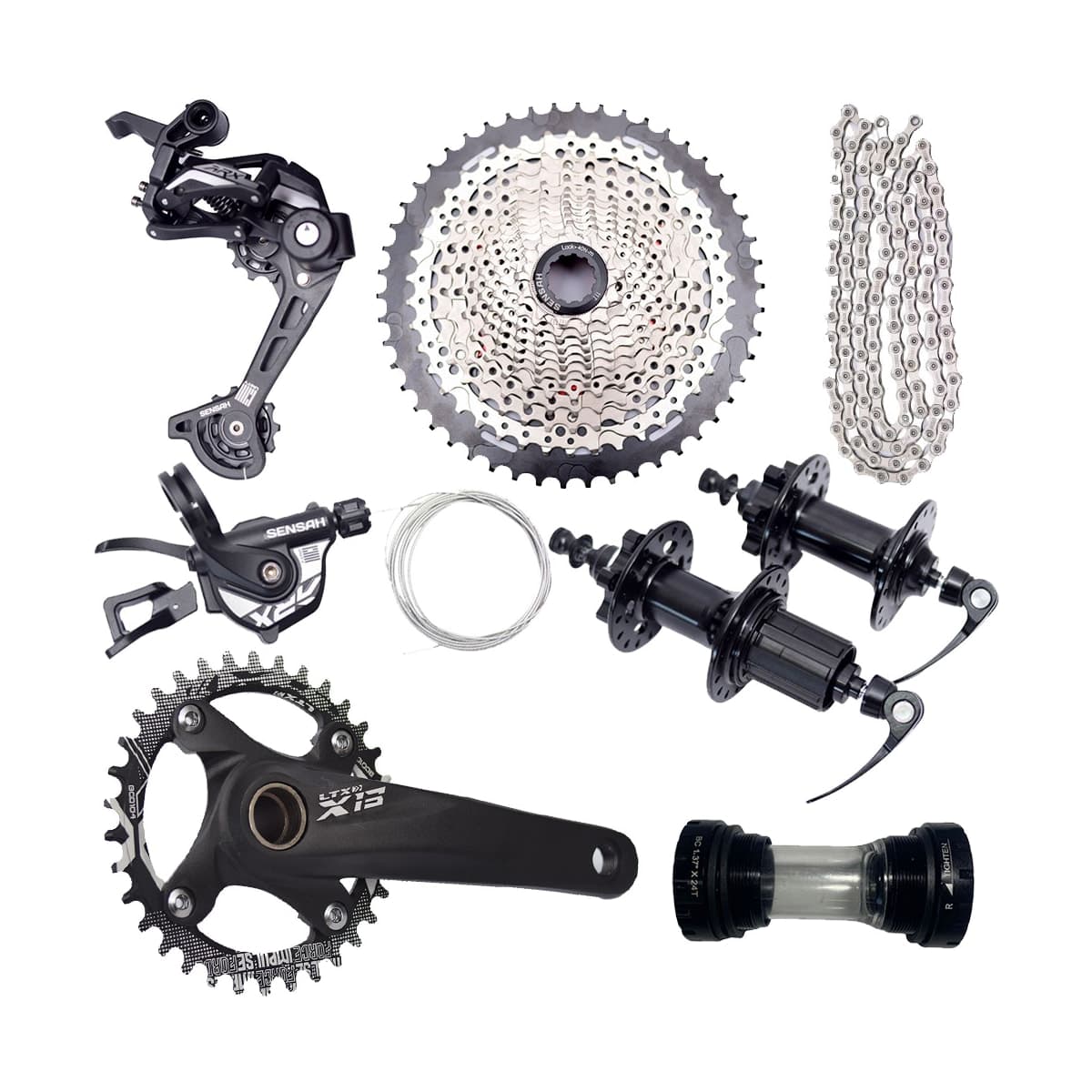 Kit Transmissão Sensah 13 Velocidades