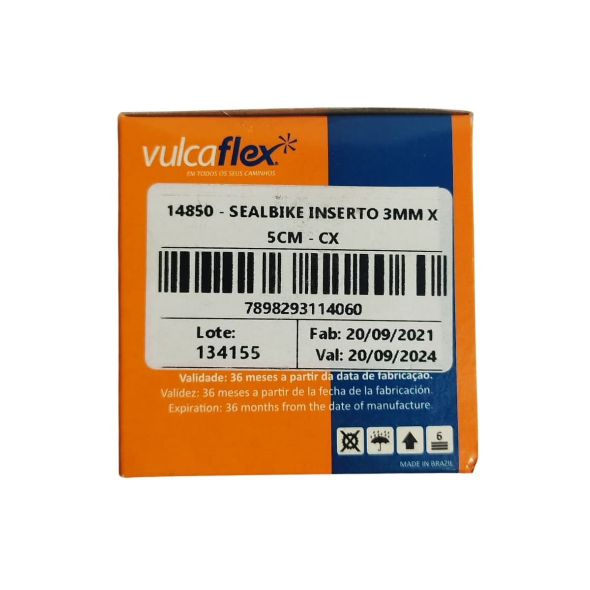 Remendo Refil Vulcaflex Sealbike 3mm x 5cm