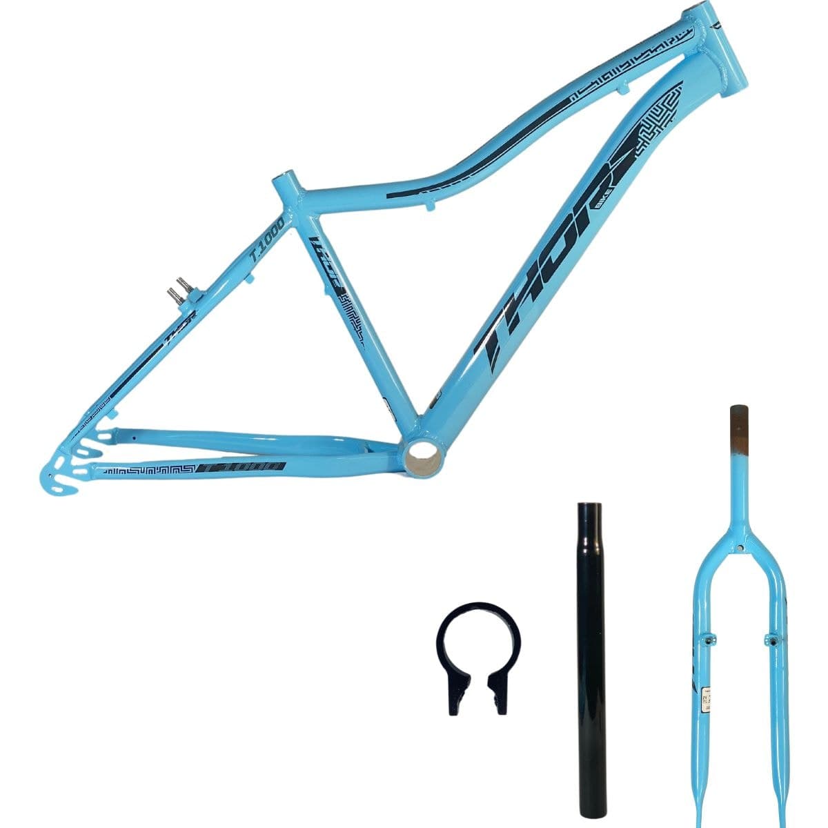 Quadro de Bicicleta 26 Thor T1000 Com Garfo