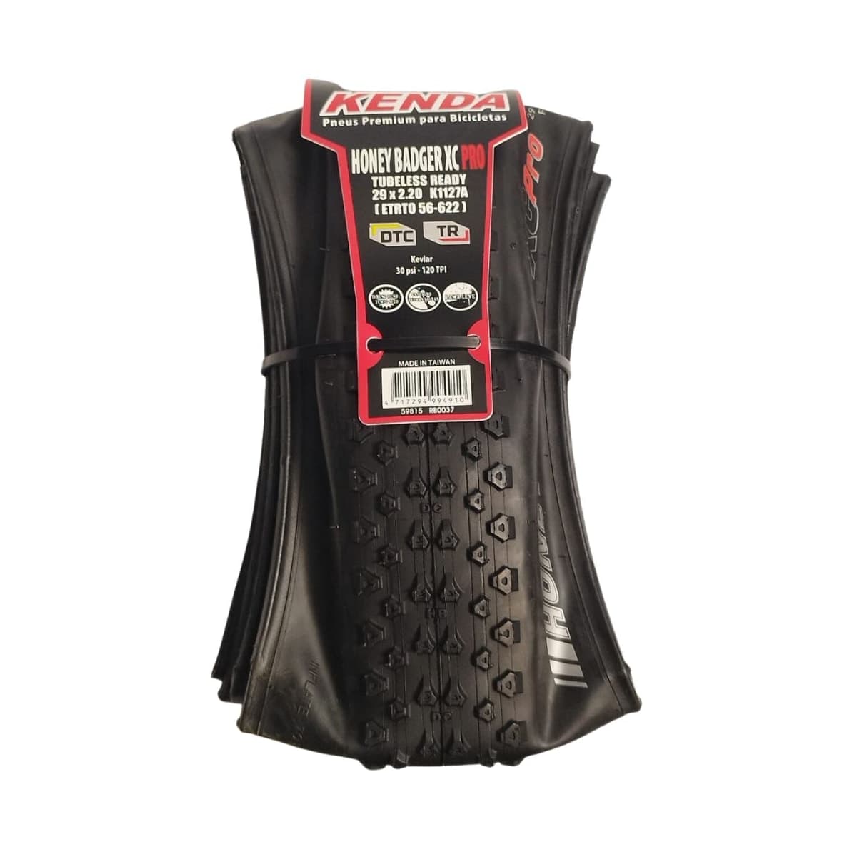 Pneu 29x2.20 Kenda K1127A Preto Honey Badger Xc Tr