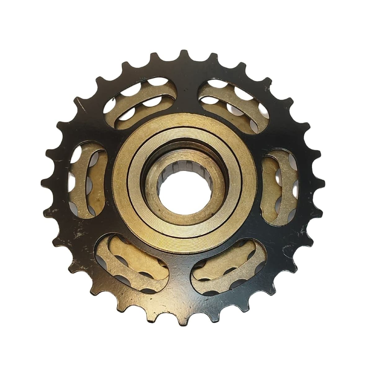 Roda Livre Catraca 6V Importado Marrom com Preto 14/28D