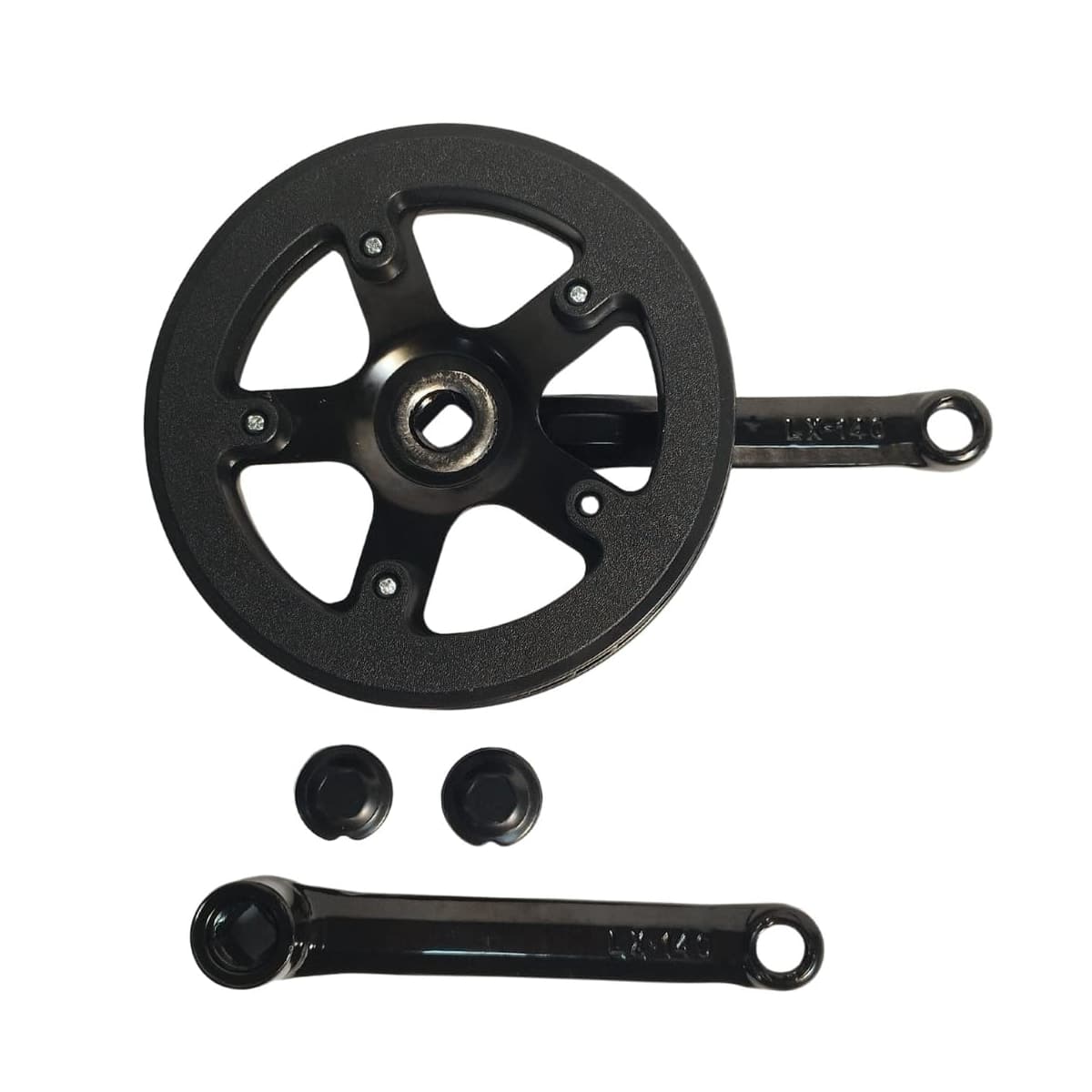 Pedivela Aço Single LTX 38D Preto 140mm Ponta Quadrada Com Protetor
