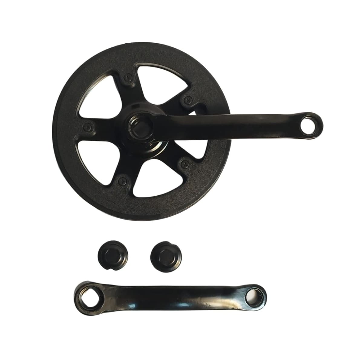 Pedivela Aço Single LTX 38D Preto 140mm Ponta Quadrada Com Protetor
