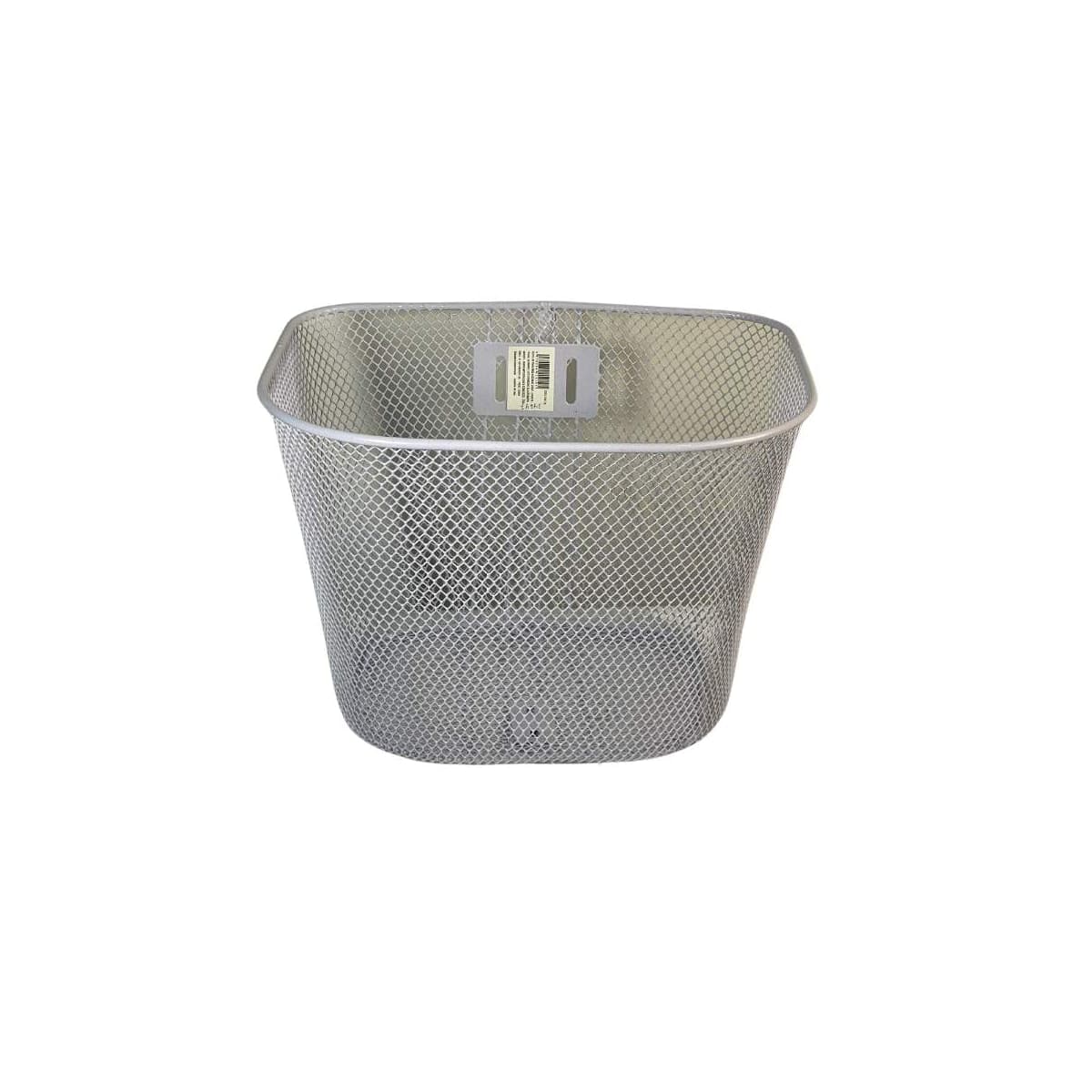 Cesta de Bicicleta Grande Oval Aro 26 Importado Aço Branco