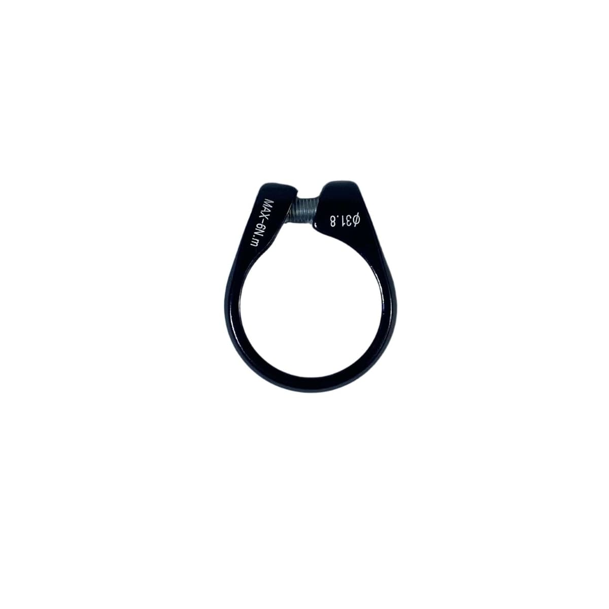 Abraçadeira Selim Absolute 31,8mm Alumínio Preto Brilhante