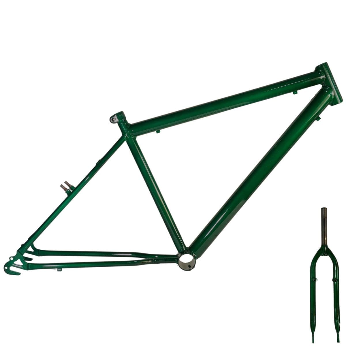 Quadro de Bicicleta 26 MTB Samy Export Verde Com Garfo