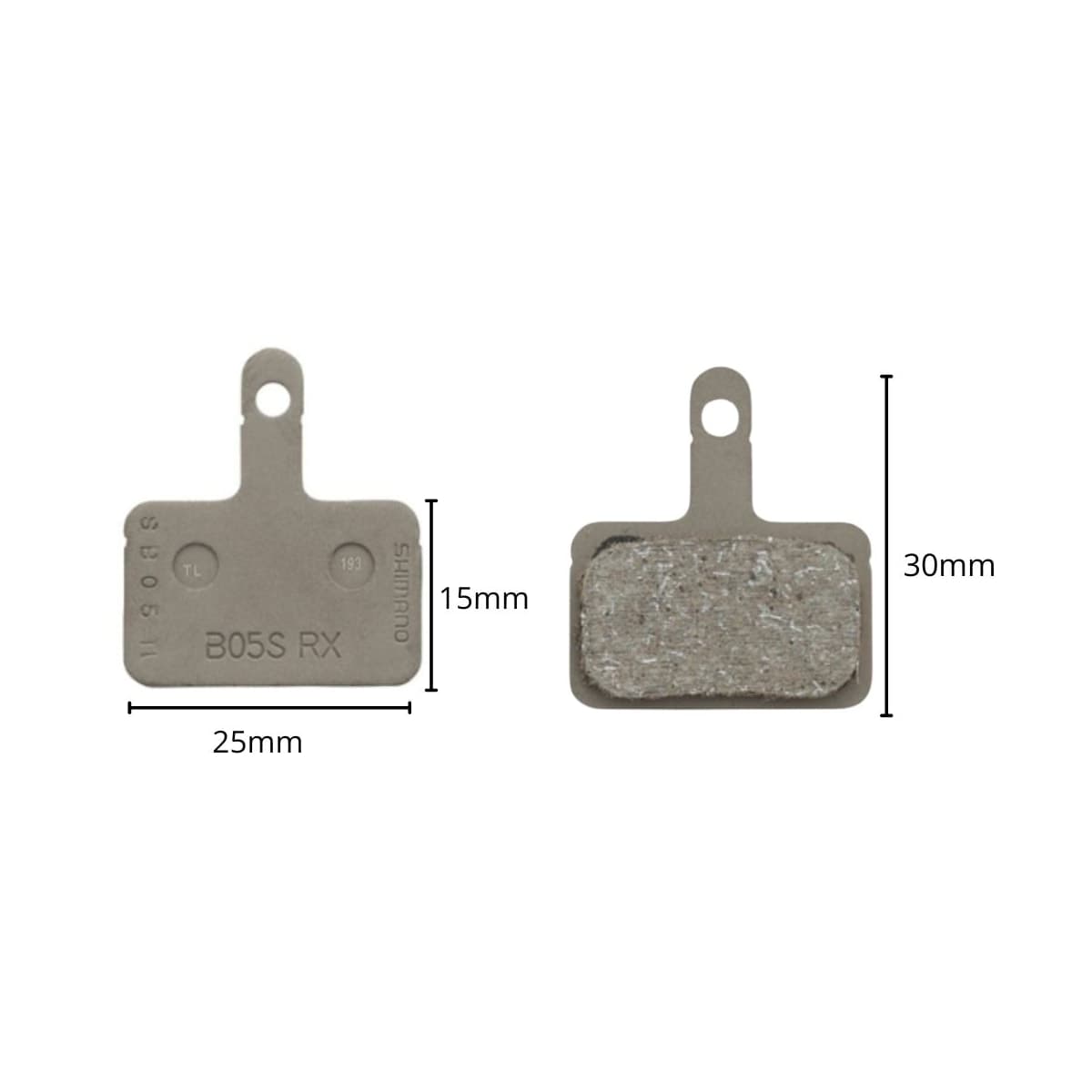 Pastilha Freio de Bicicleta Shimano B05S Resina