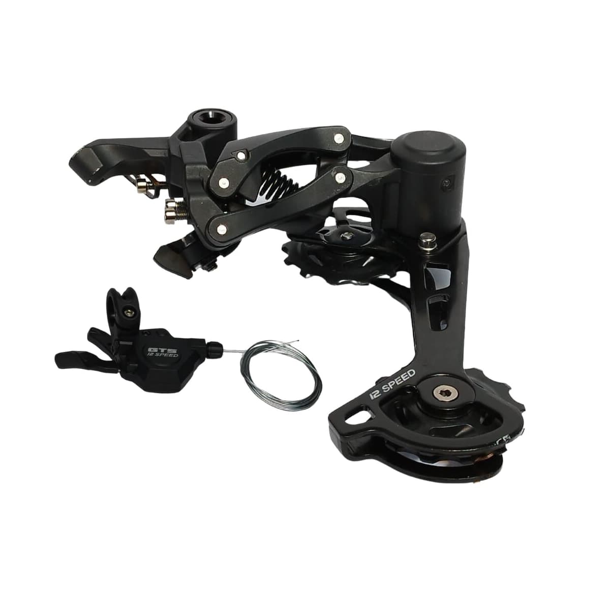 Kit Cambio Traseiro GTS 12 Velocidades + Alavanca Cambio Rapid Fire GTS 12 Velocidades