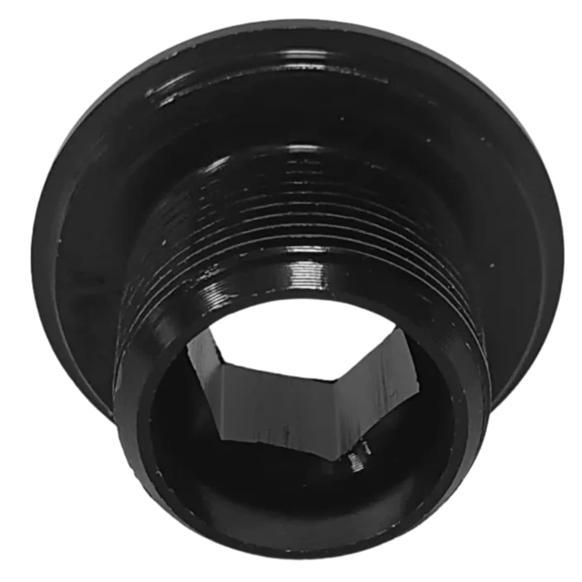 Tampa Pedivela Hollowtech Nek M20 Alumínio Preto