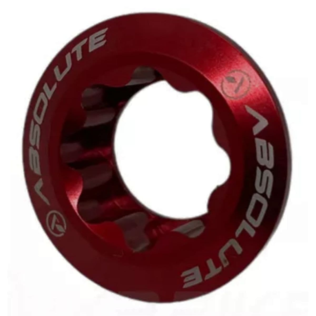 Tampa Pedivela Hollowtech Absolute M20 Alumínio Vermelho