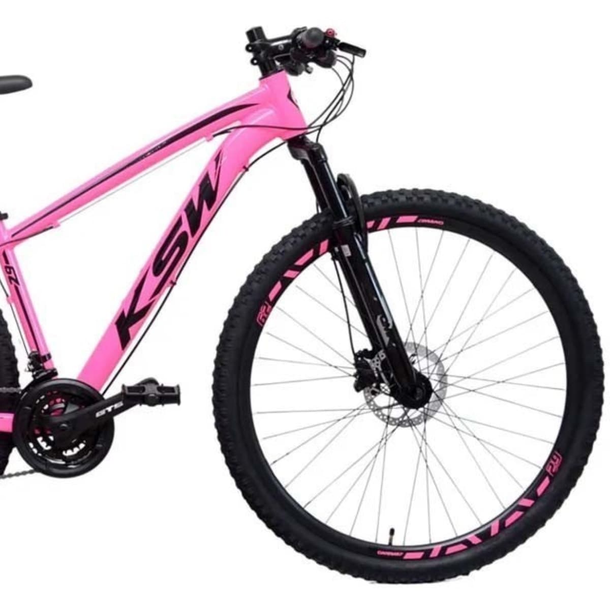 Bicicleta Aro 29 KSW 24 Velocidades Câmbios Shimano Freio Disco