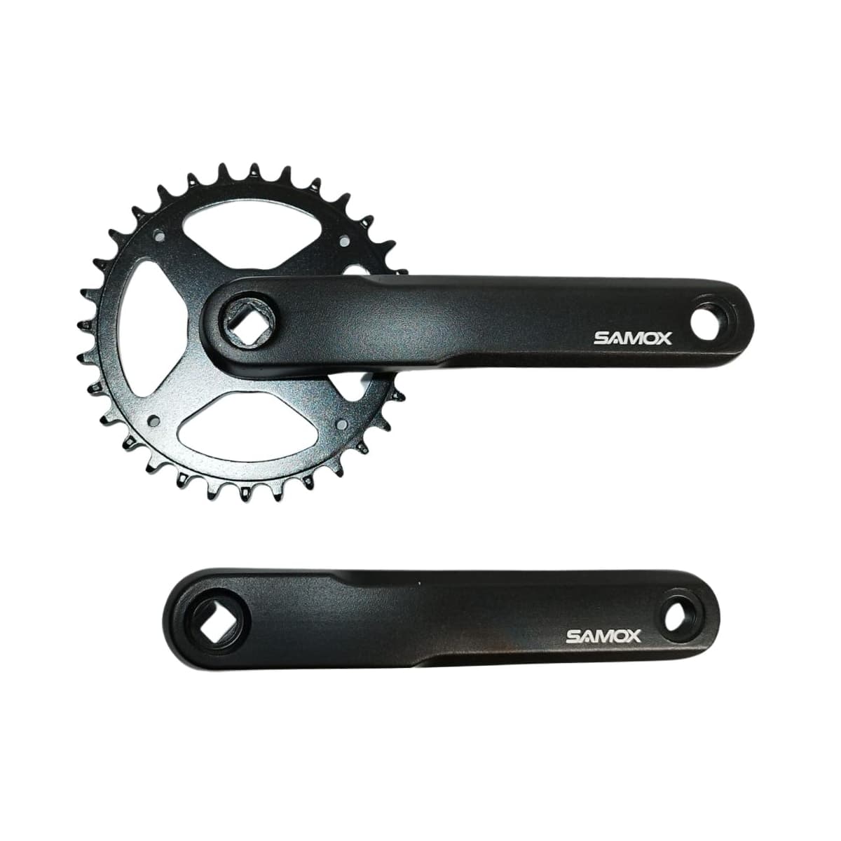 Pedivela Alumínio Single Samox 32D Preto 175mm