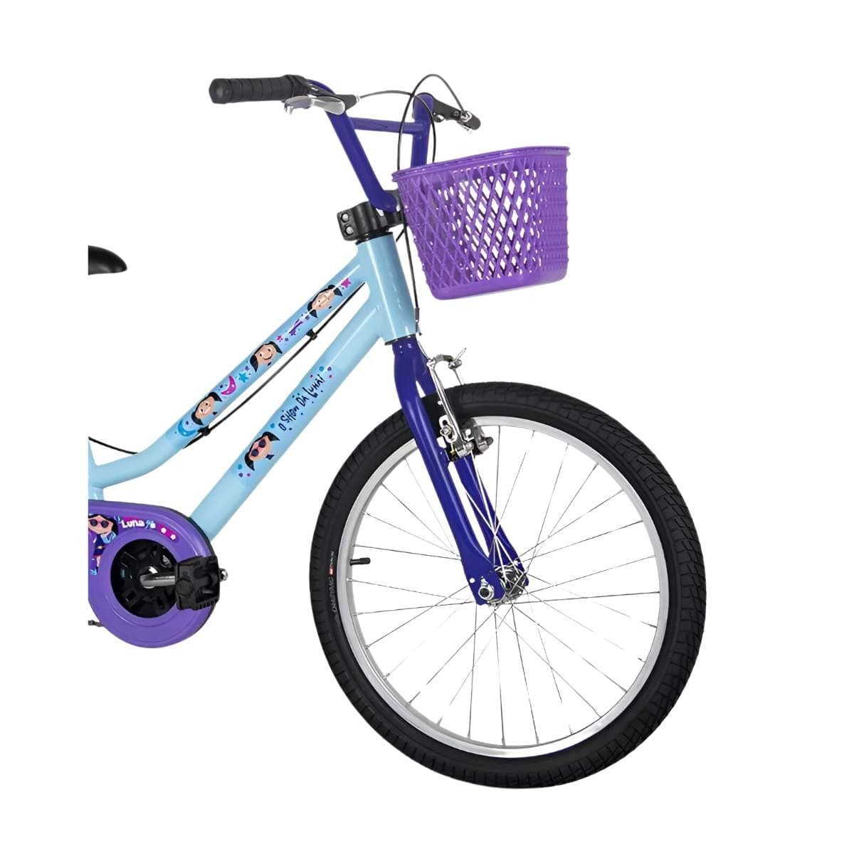 Bicicleta Aro 20 Nathor Show da Luna Azul e Roxo
