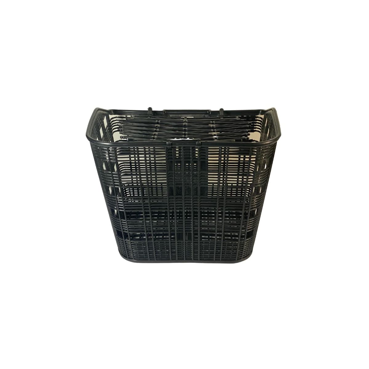 Cesta de Bicicleta Grande Com Tampa Aro 26 Importado Nylon Preto