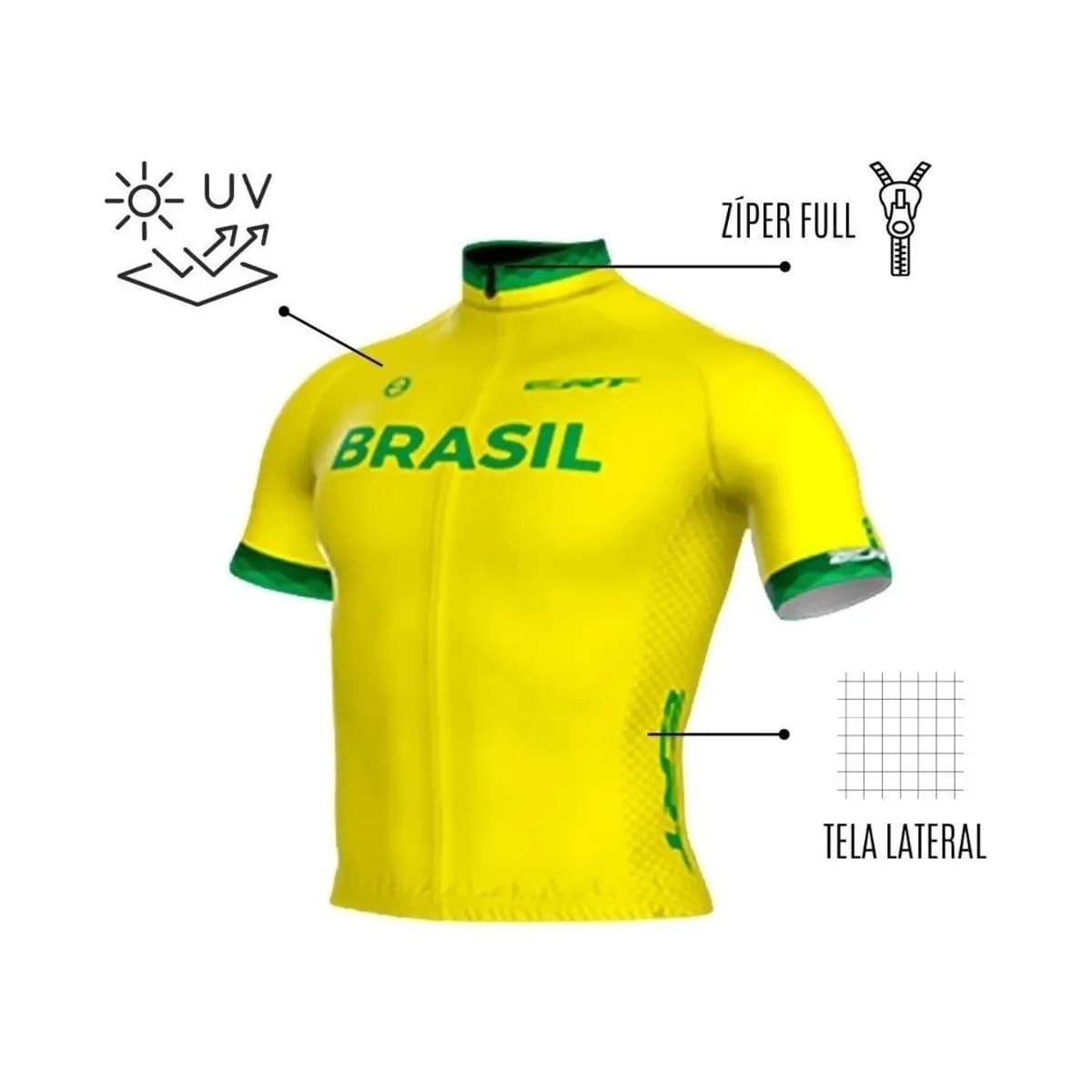 Camisa Ciclismo ERT New Elite Brasil Edição Premium