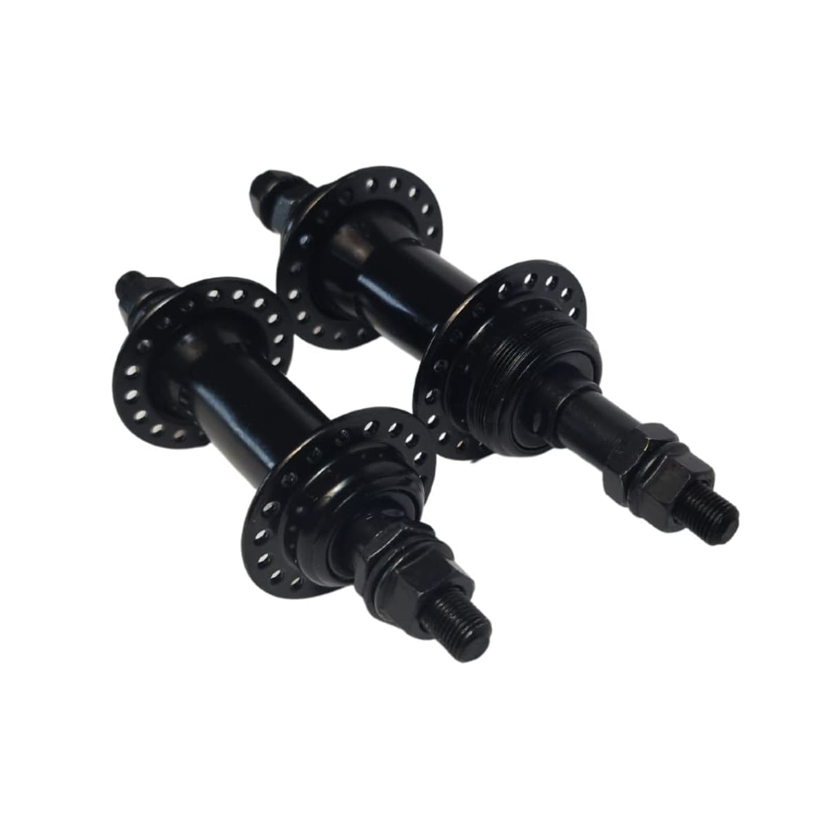 Cubo Aço Rosca Importado 36 Furos Com Esfera e Porca ( Preto )