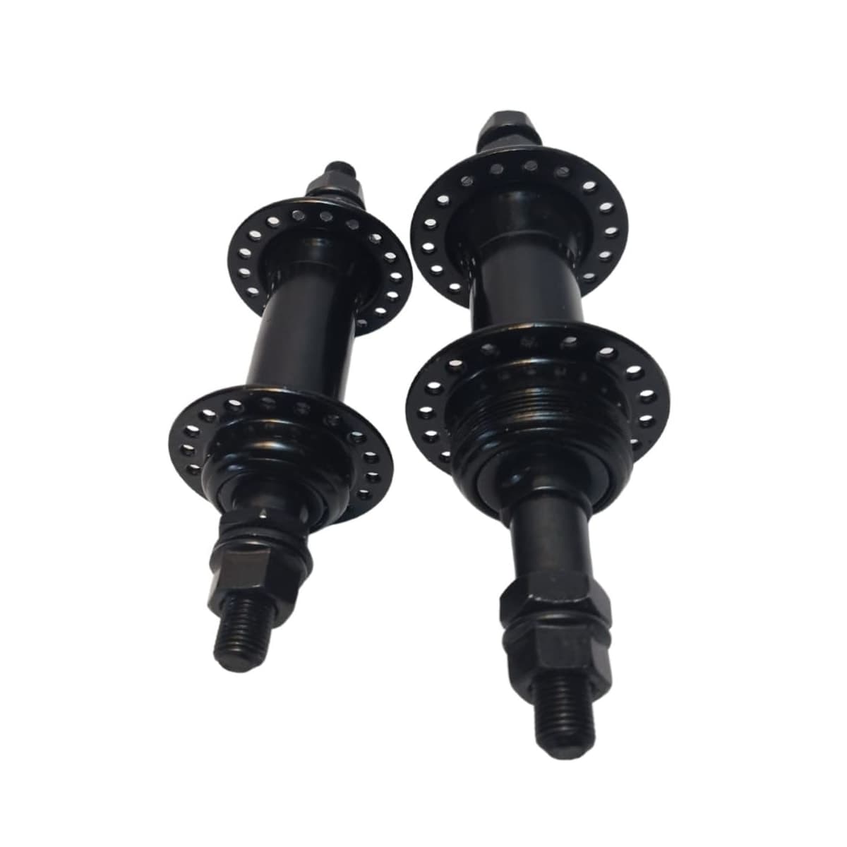 Cubo Aço Rosca Importado 36 Furos Com Esfera e Porca ( Preto )