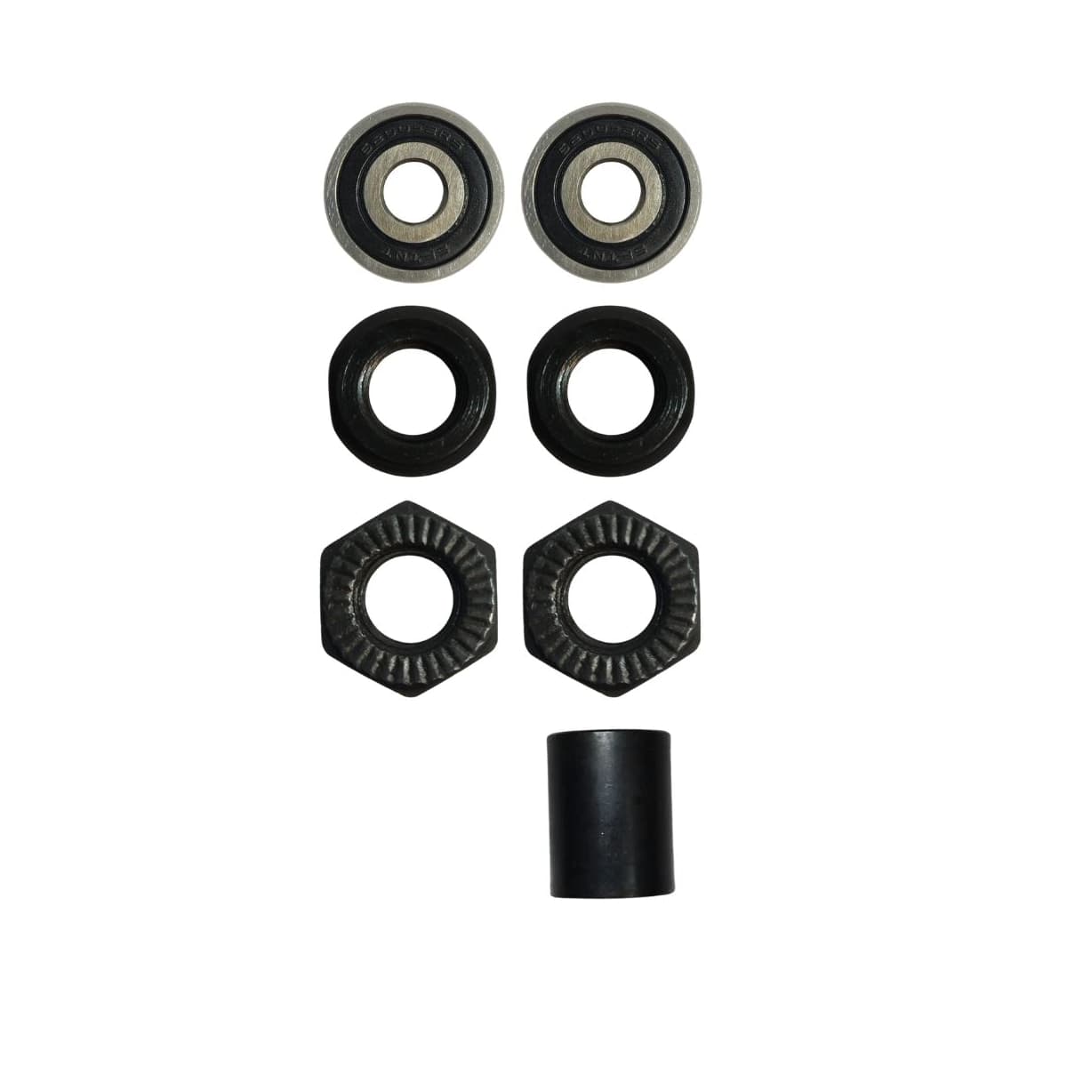 Eixo Traseiro Saiguan 145mm Aço Preto Grosso 3/8 Com Blocagem
