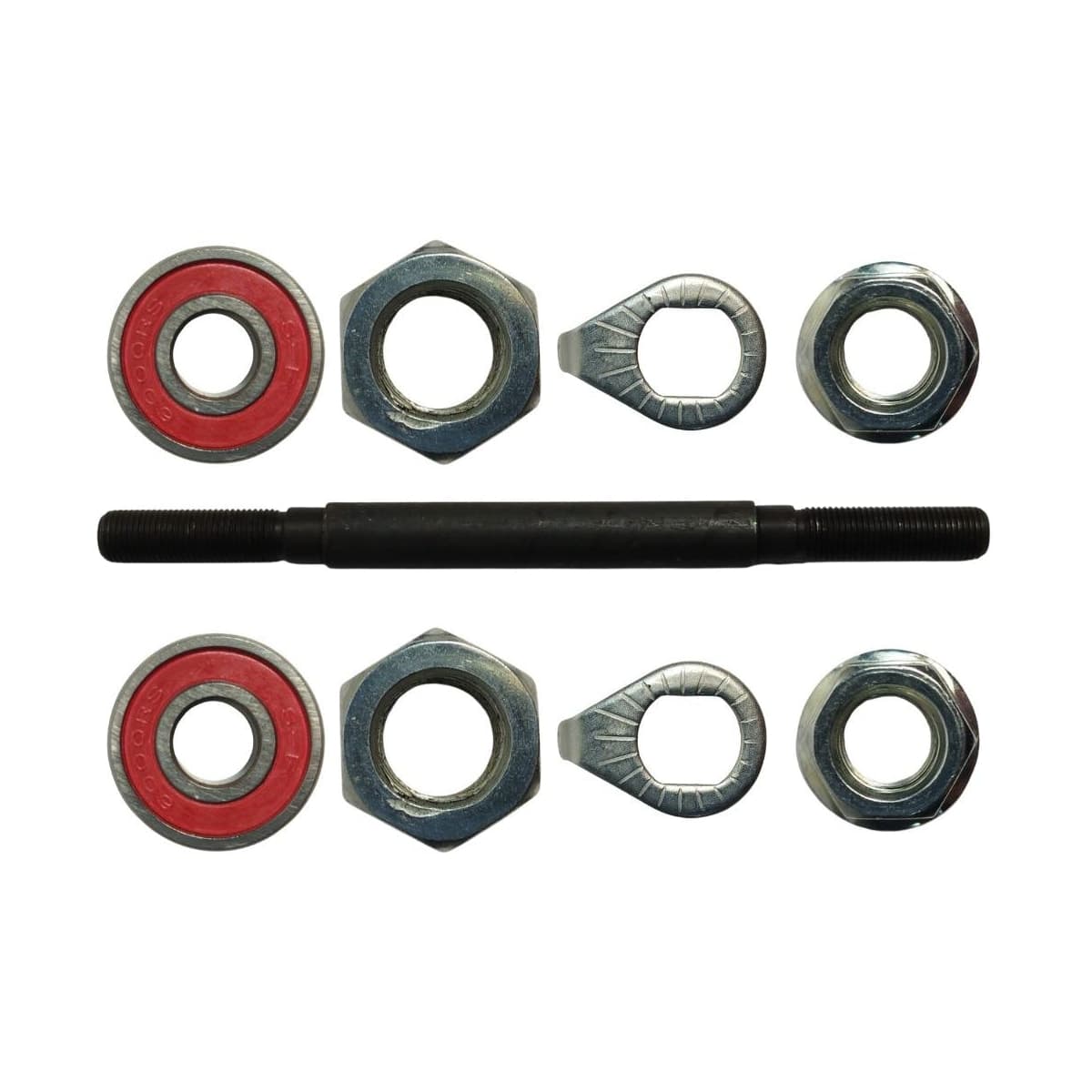 Eixo Dianteiro Com Batente Saiguan 150mm Aço Preto Grosso 3/8